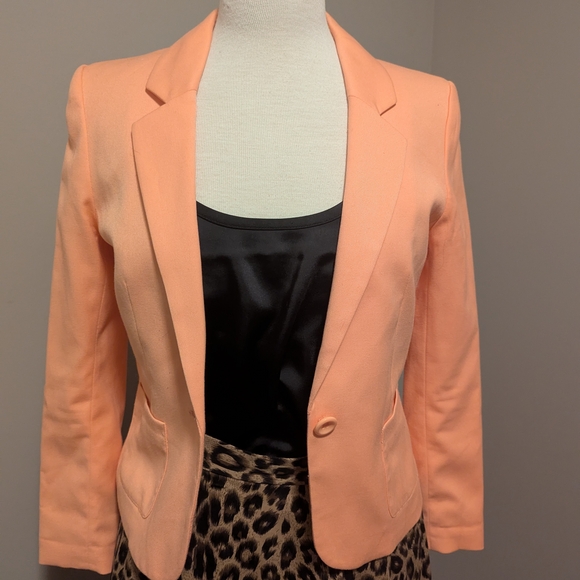 Peach Blazer Jacket - Picture 4 of 5